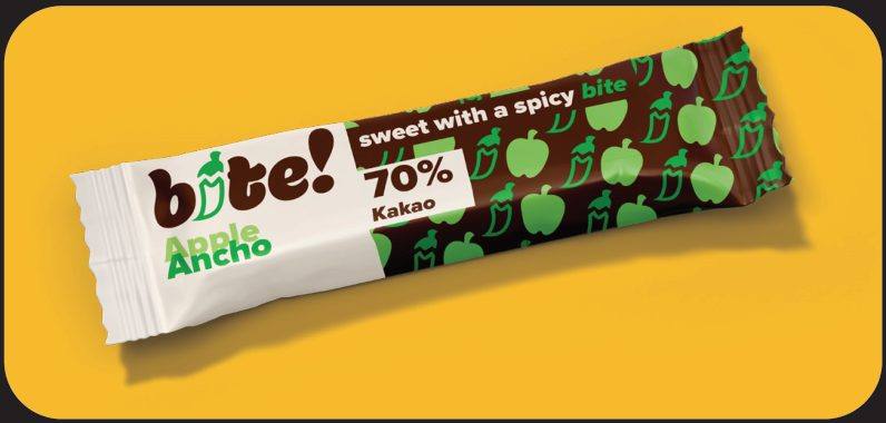 bite! Riegel Ancho Chili, 70% Kakao